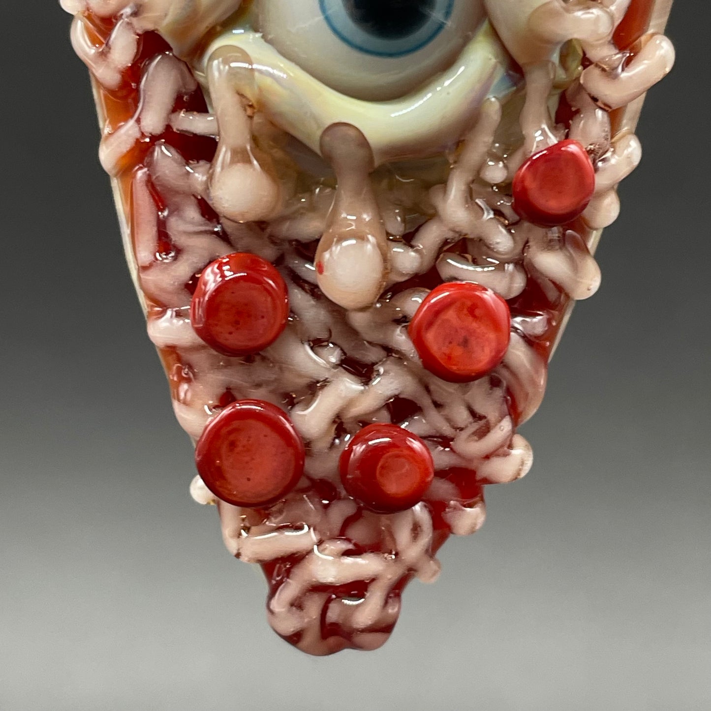 glass Pizza pendant