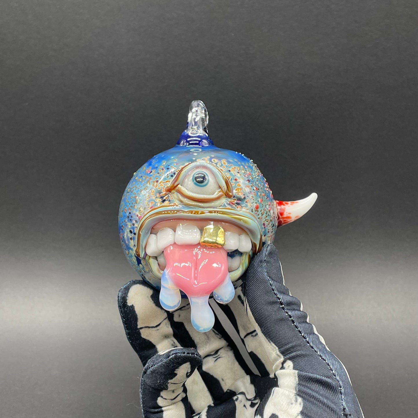 Tongue demon ornament