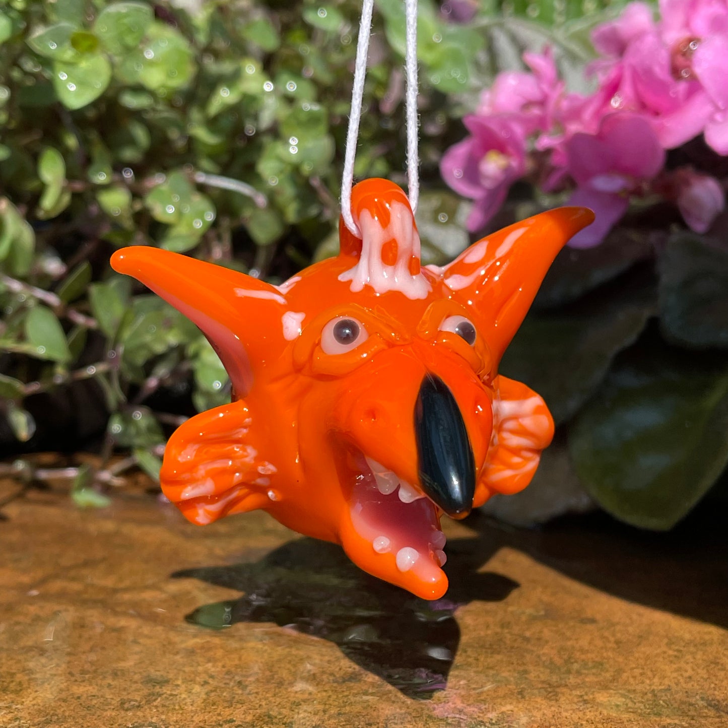 Glass Fireys pendant