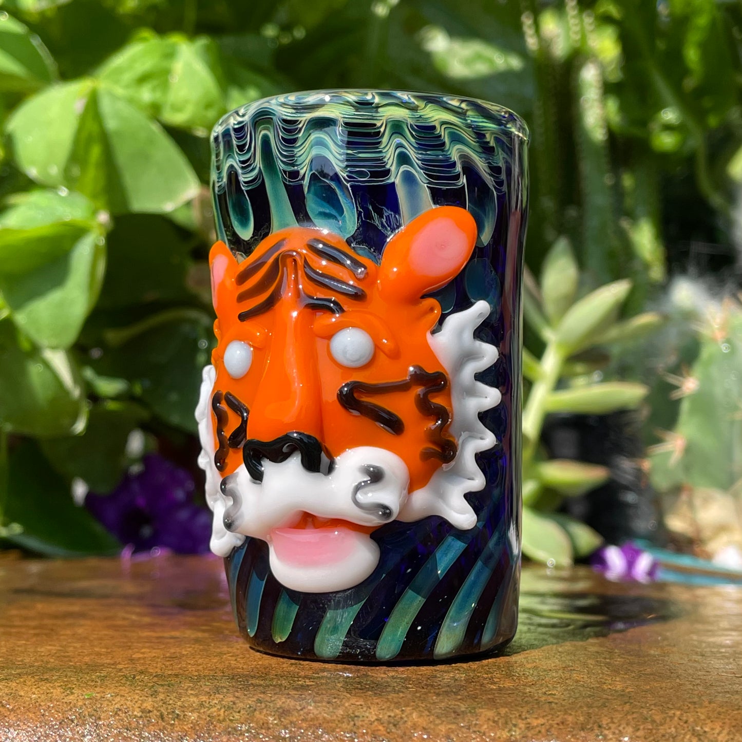 Tiger shot glass
