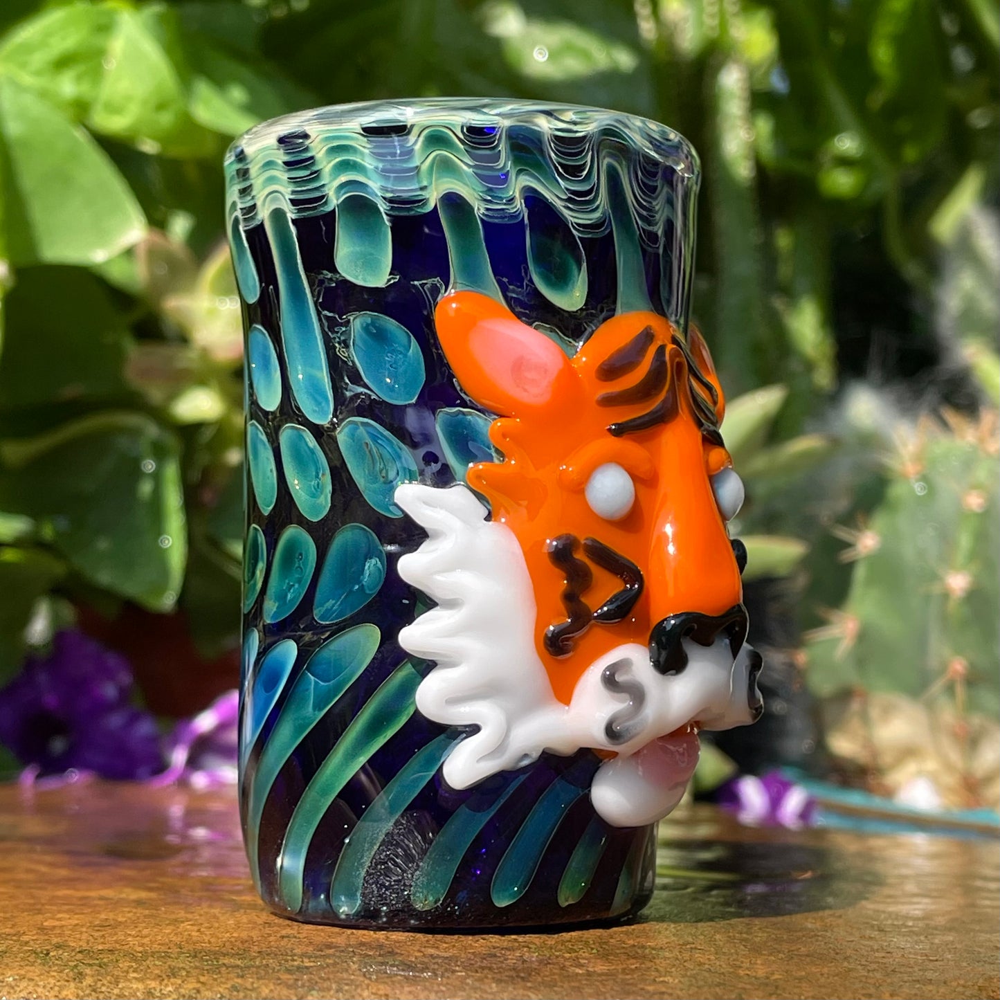 Tiger shot glass