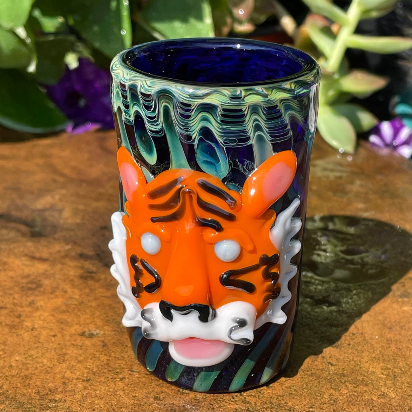 Tiger shot glass