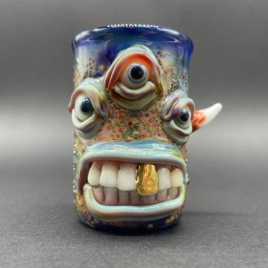 Triclops shot glass