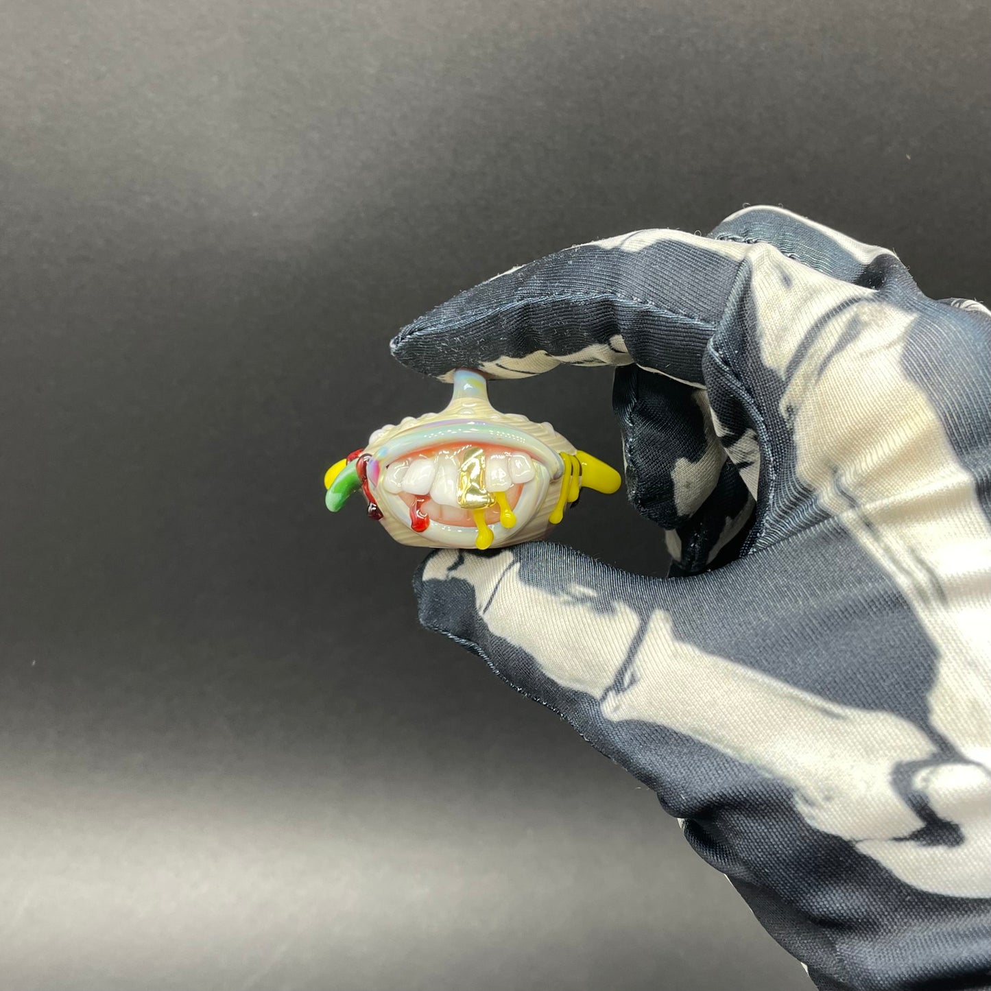 Glass Cheeseburger pendant