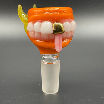 14mm lava mini ash catcher set with pumpkin slide.
