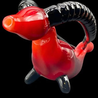 large red taurus steamroller