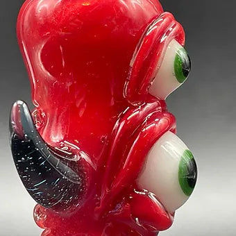 Red UV Reactive Chillum