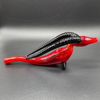 large red taurus steamroller