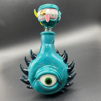 14mm 90º Agua Azul Spiked ash catcher set