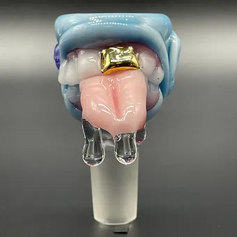 drooling tongue, Siberia, 14mm, 4 hole slide