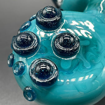 14mm 90º Agua Azul Spiked ash catcher set