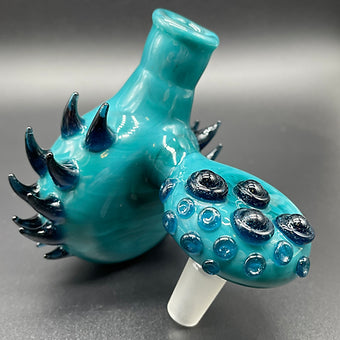 14mm 90º Agua Azul Spiked ash catcher set