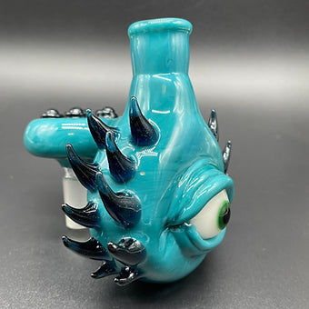 14mm 90º Agua Azul Spiked ash catcher set