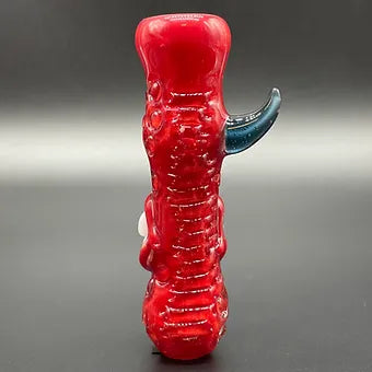 Red UV Reactive Chillum