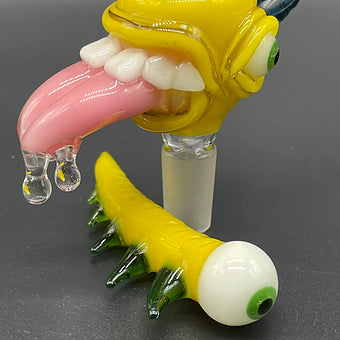 14mm Citrine Yellow Tongue Slide and poker