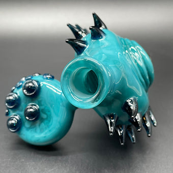 14mm 90º Agua Azul Spiked ash catcher set