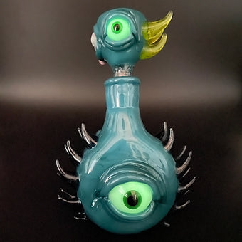 14mm 90º Agua Azul Spiked ash catcher set