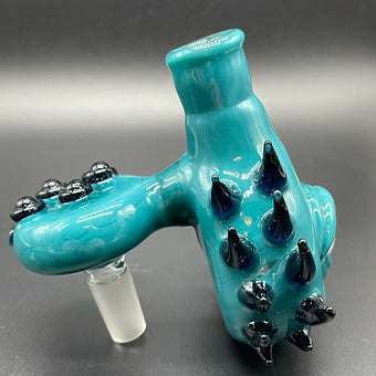 14mm 90º Agua Azul Spiked ash catcher set