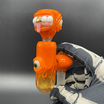 14mm lava mini ash catcher set with pumpkin slide.