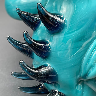 14mm 90º Agua Azul Spiked ash catcher set