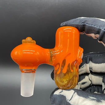 14mm lava mini ash catcher set with pumpkin slide.