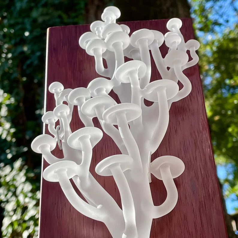 Mushroom wall sculpture