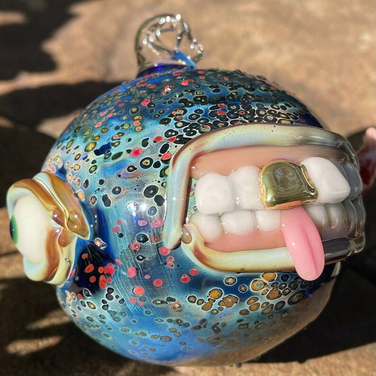 Sneaky eye cyclops ornament