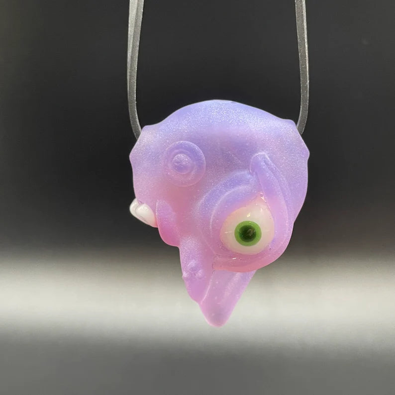 Pink slime shnozzle pendant