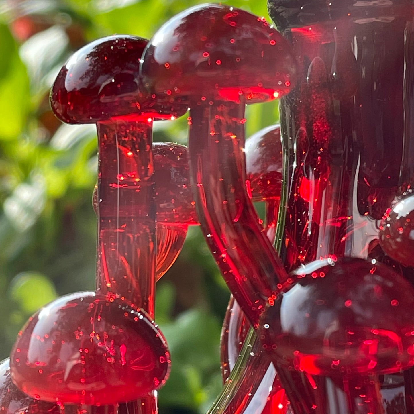 Red mushroom decanter