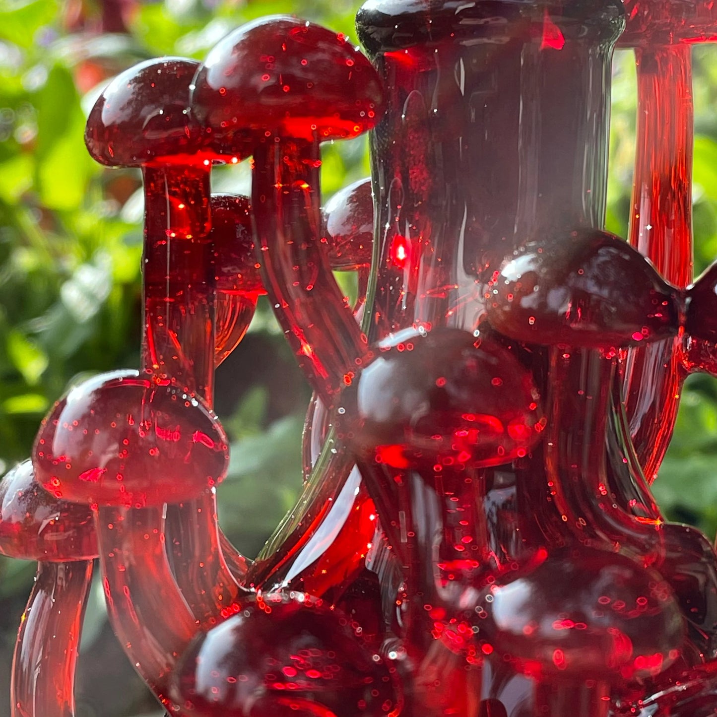 Red mushroom decanter