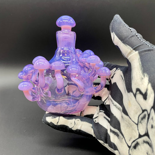Pink slime mushroom decanter