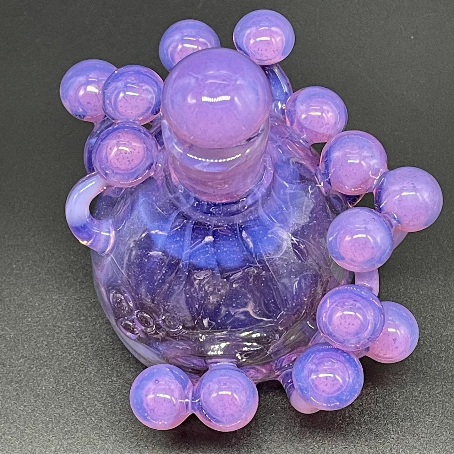 Pink slime mushroom decanter