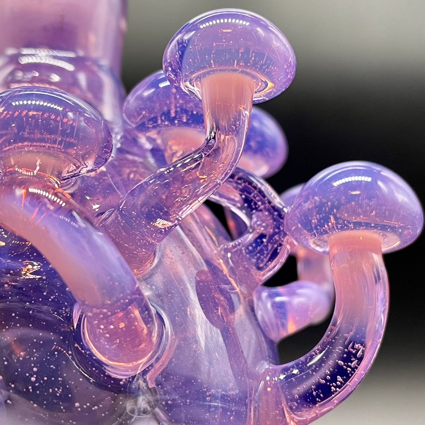Pink slime mushroom decanter