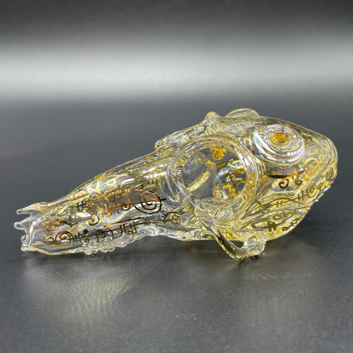Mystical Gold rune skull