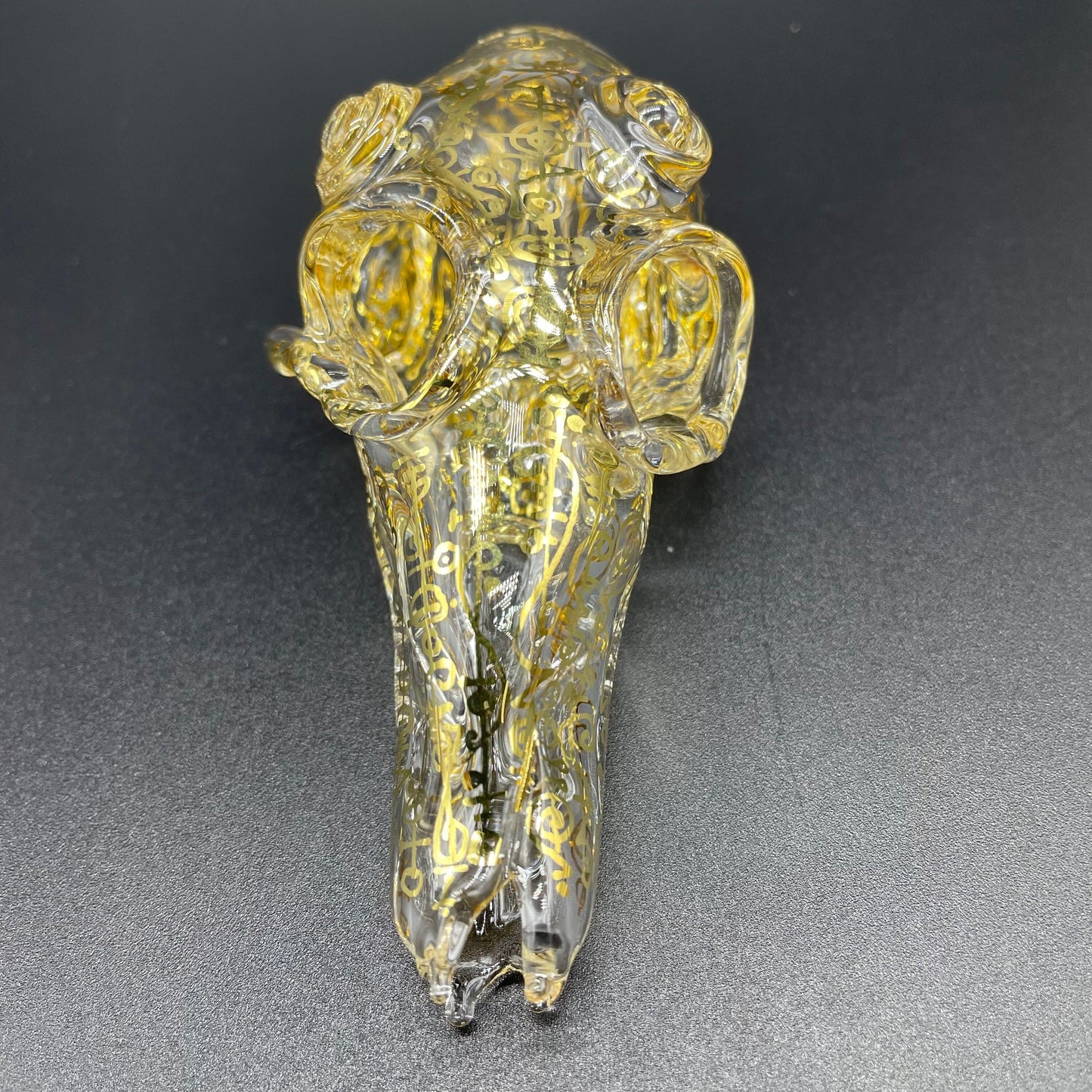 Mystical Gold rune skull
