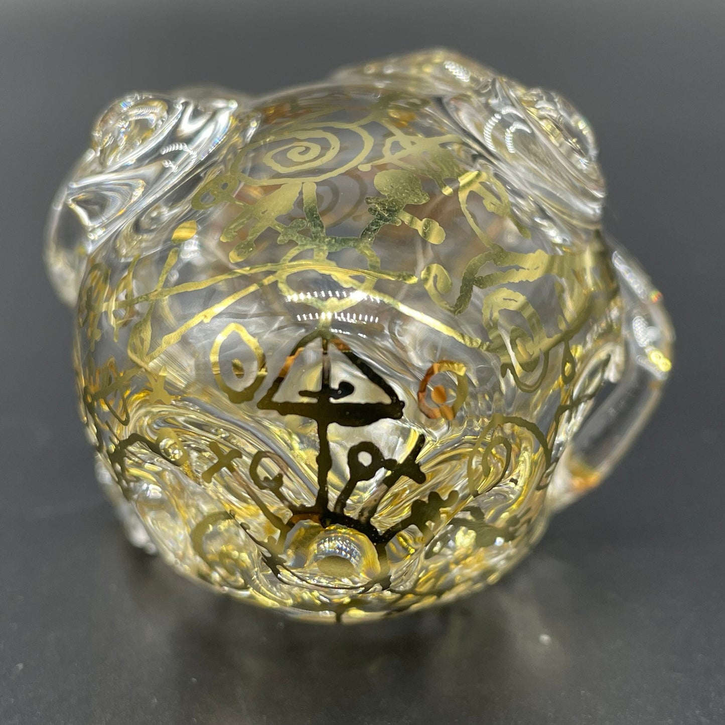 Mystical Gold rune skull