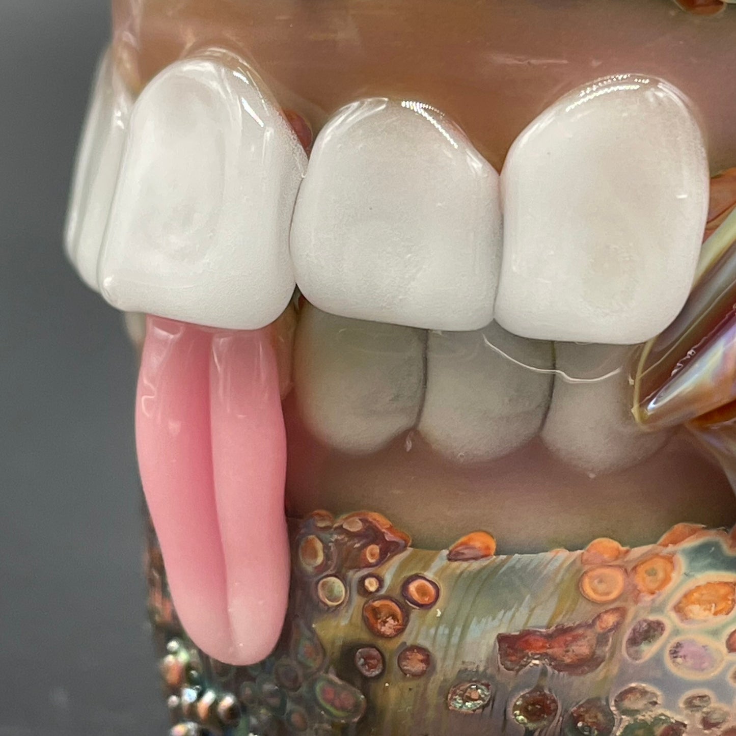 Too many teeth shot glass