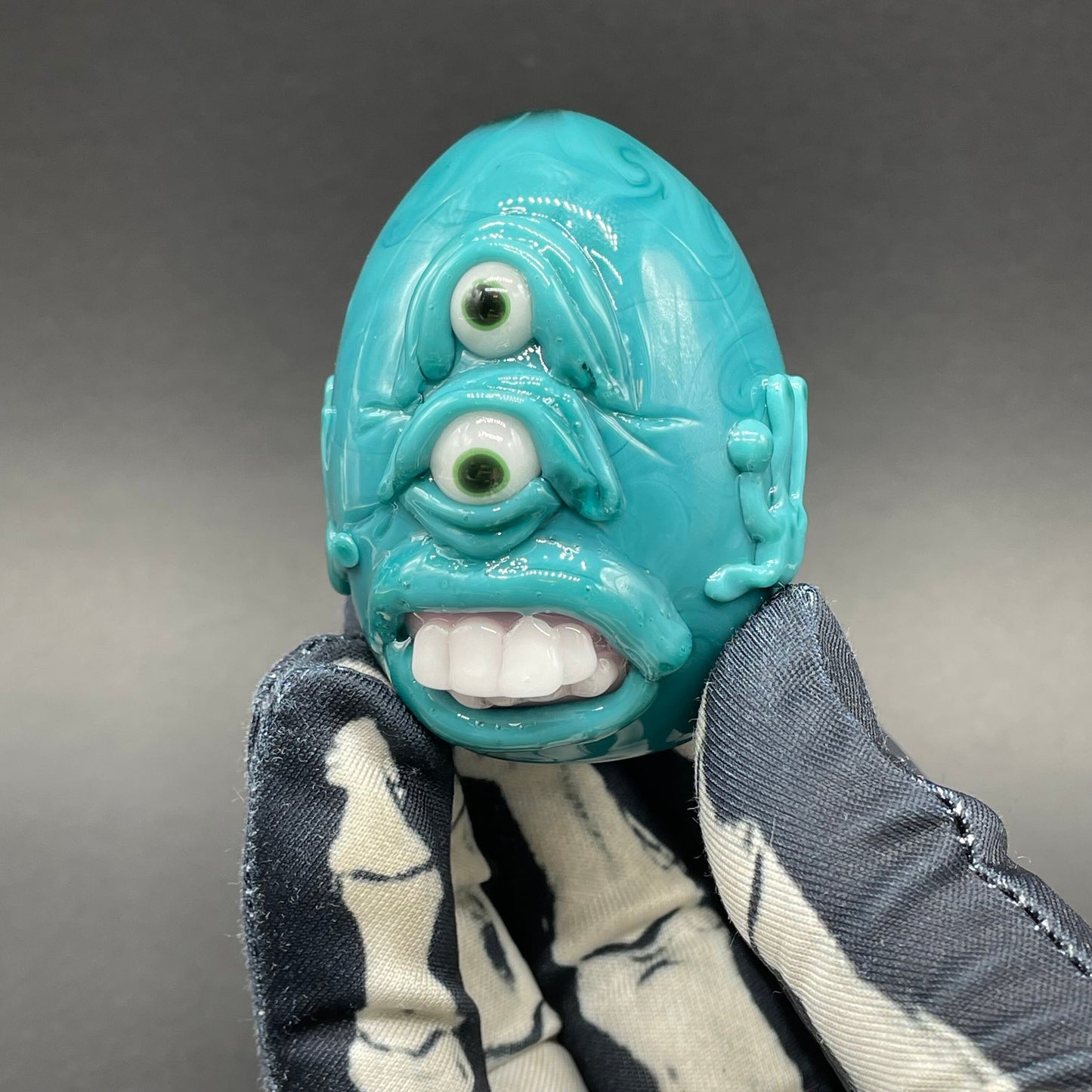 Monster egg sculpture