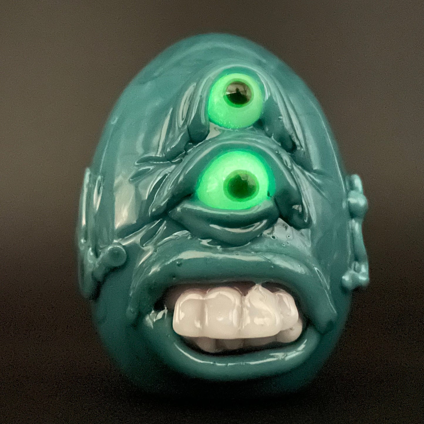 Monster egg sculpture