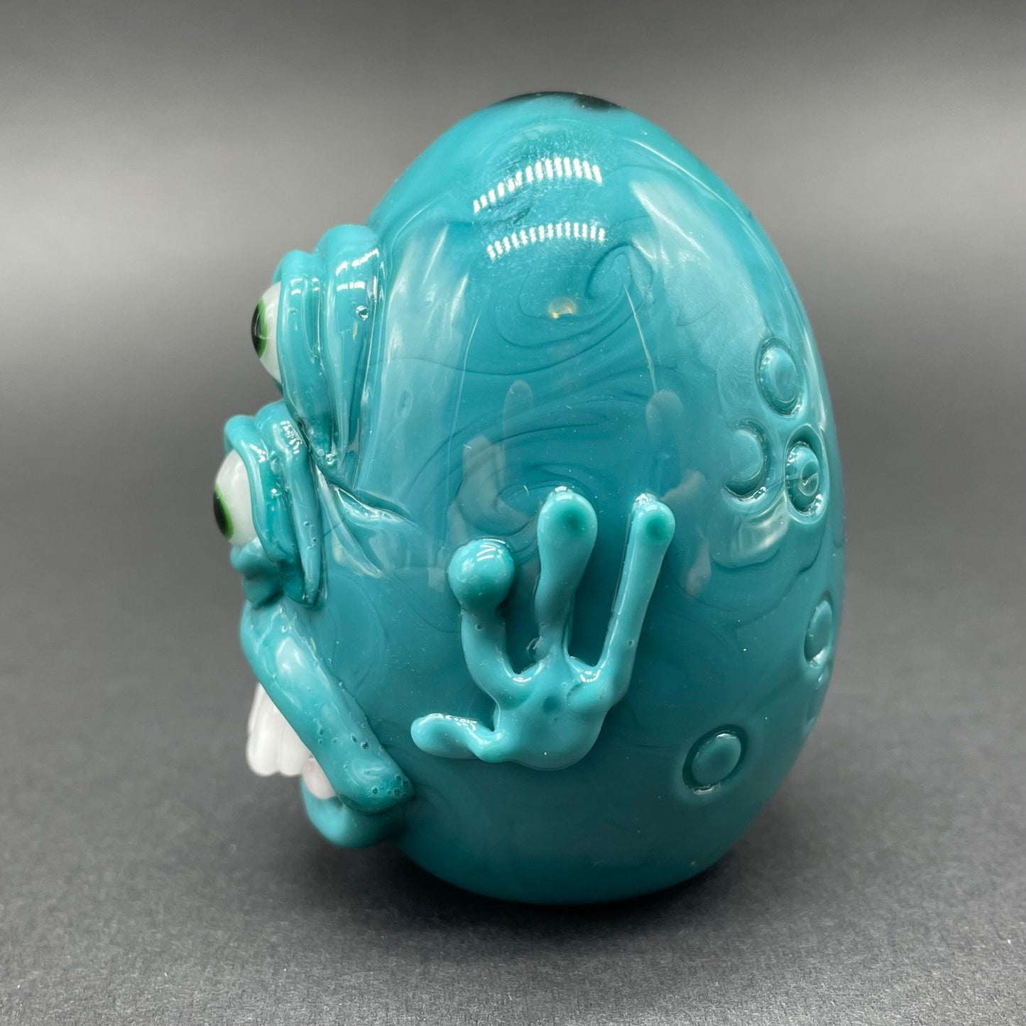 Monster egg sculpture