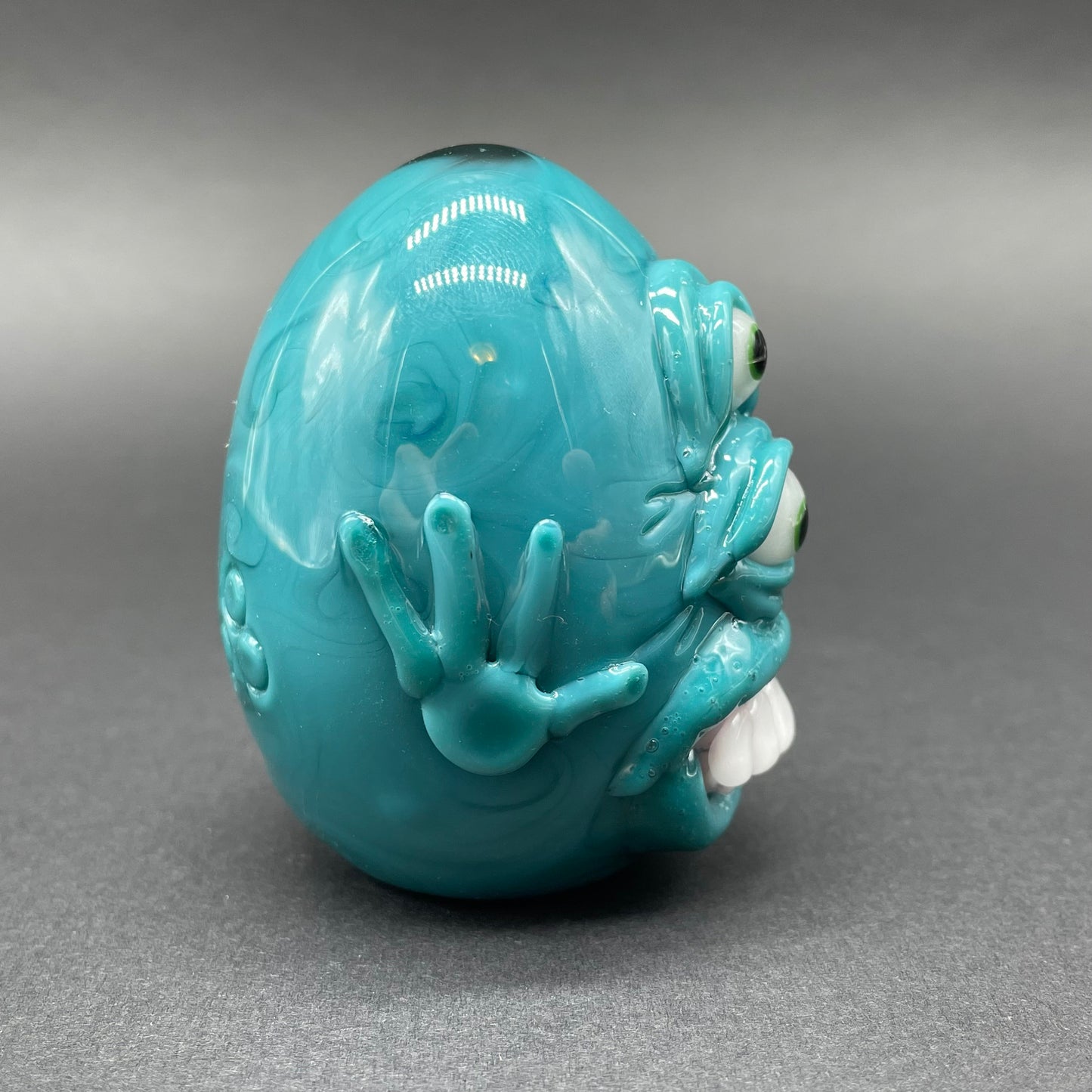 Monster egg sculpture