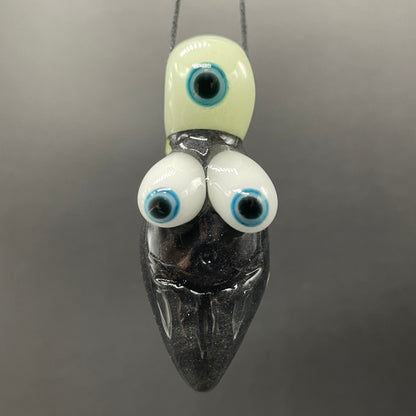 Black light reactive fertility pendant