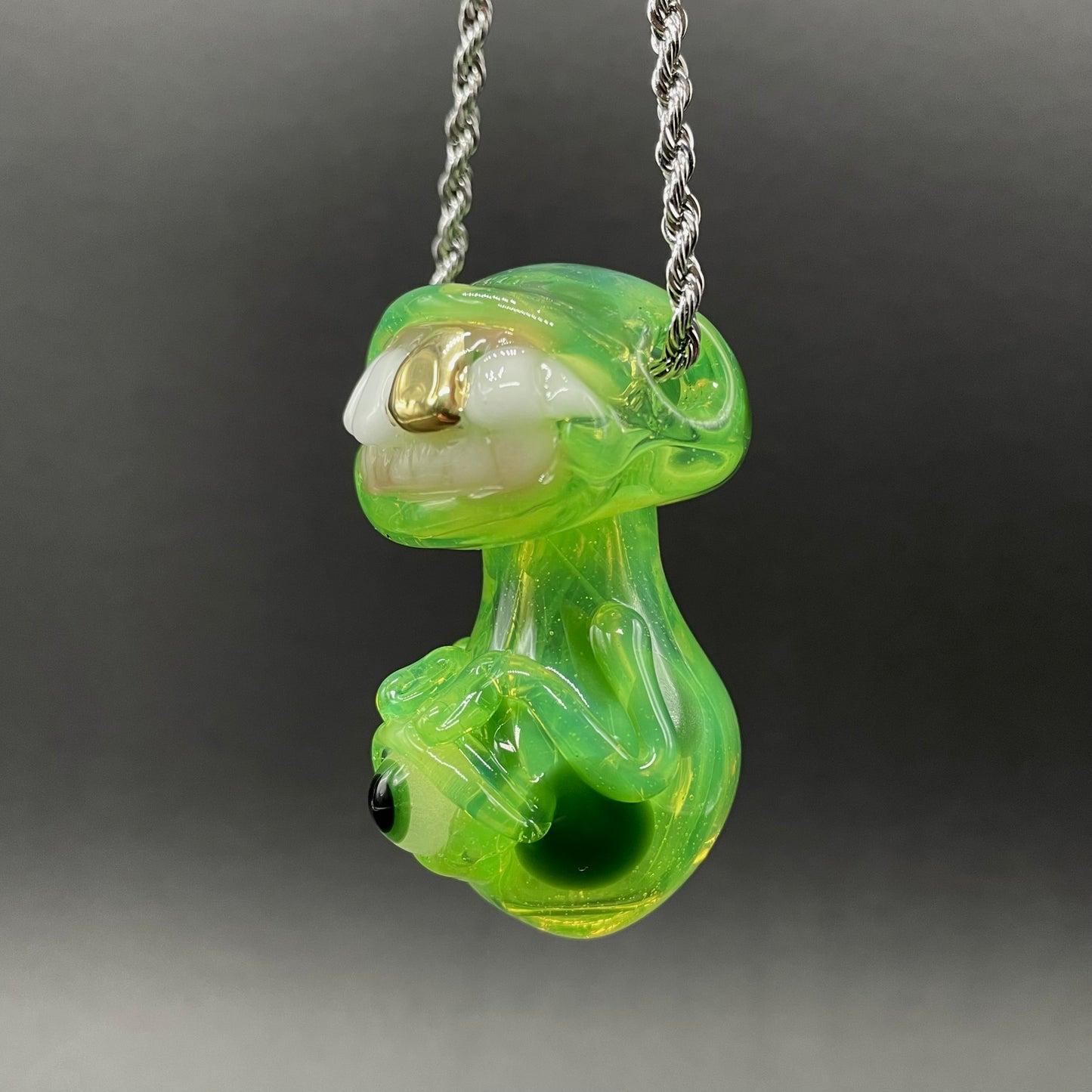 Green slime mushroom monster