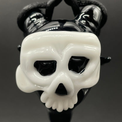 Evil elf with rams horns