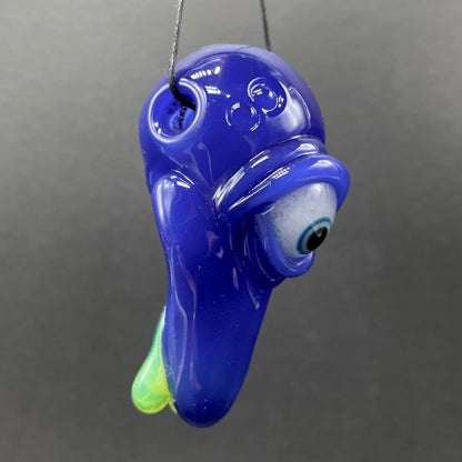 running nose glass pendant