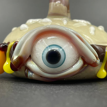 Eye love cheeseburger pendant