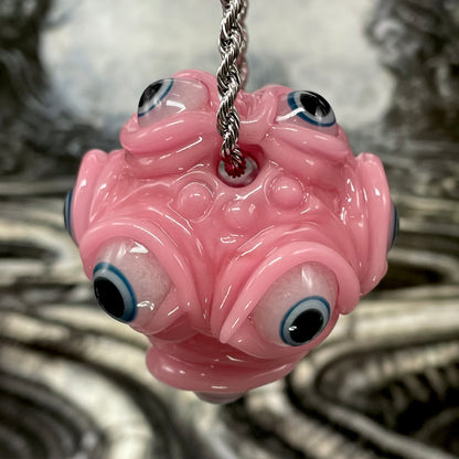 Pink Argus pendant