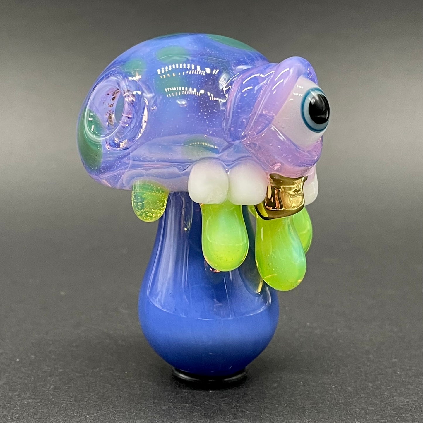 About last night glass mushroom pendant