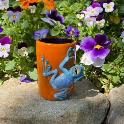 poison dart frog shot glass
