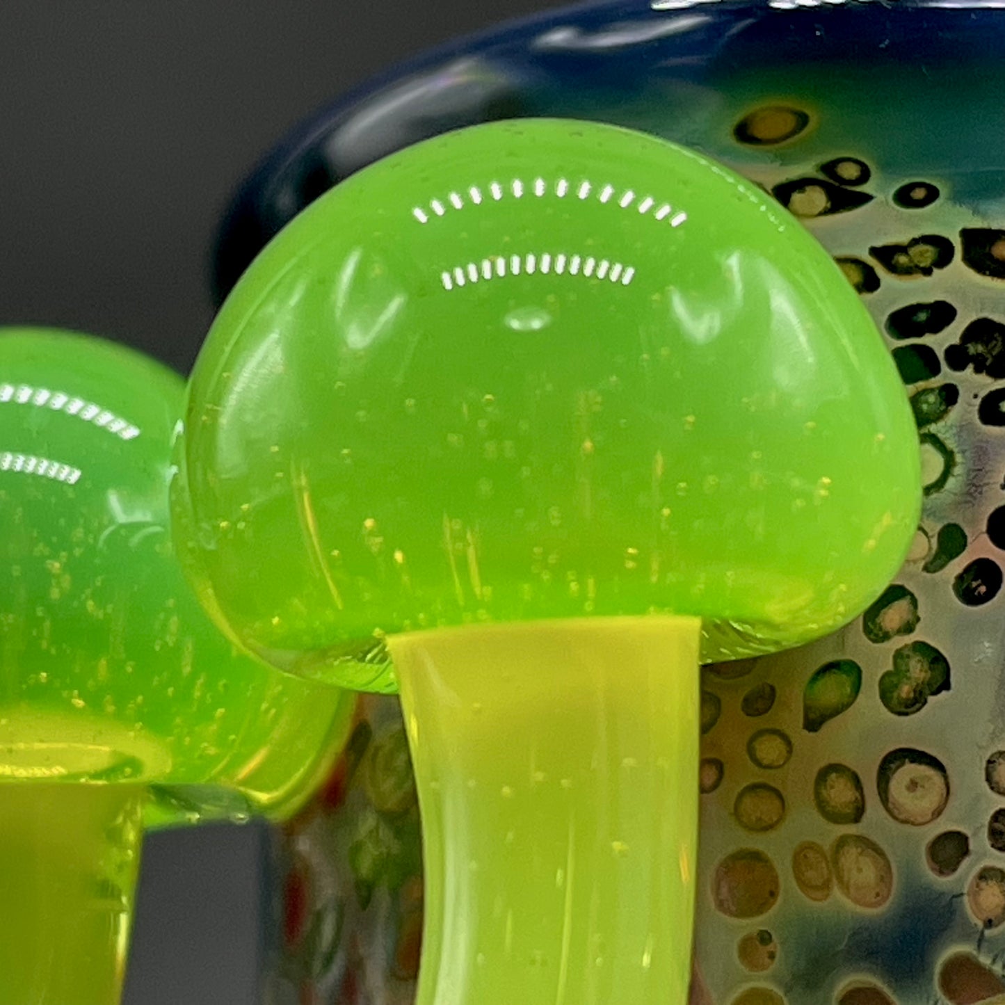 Green slime mushroom shot glass